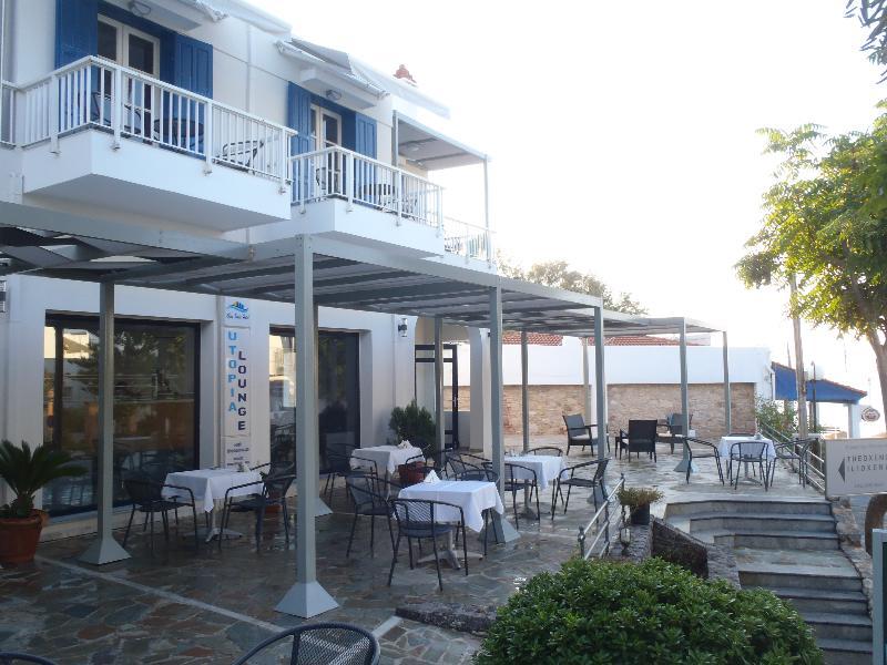 Ilioxenia Apartment Paralia Agias Foteinis ภายนอก รูปภาพ