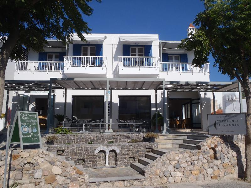 Ilioxenia Apartment Paralia Agias Foteinis ภายนอก รูปภาพ